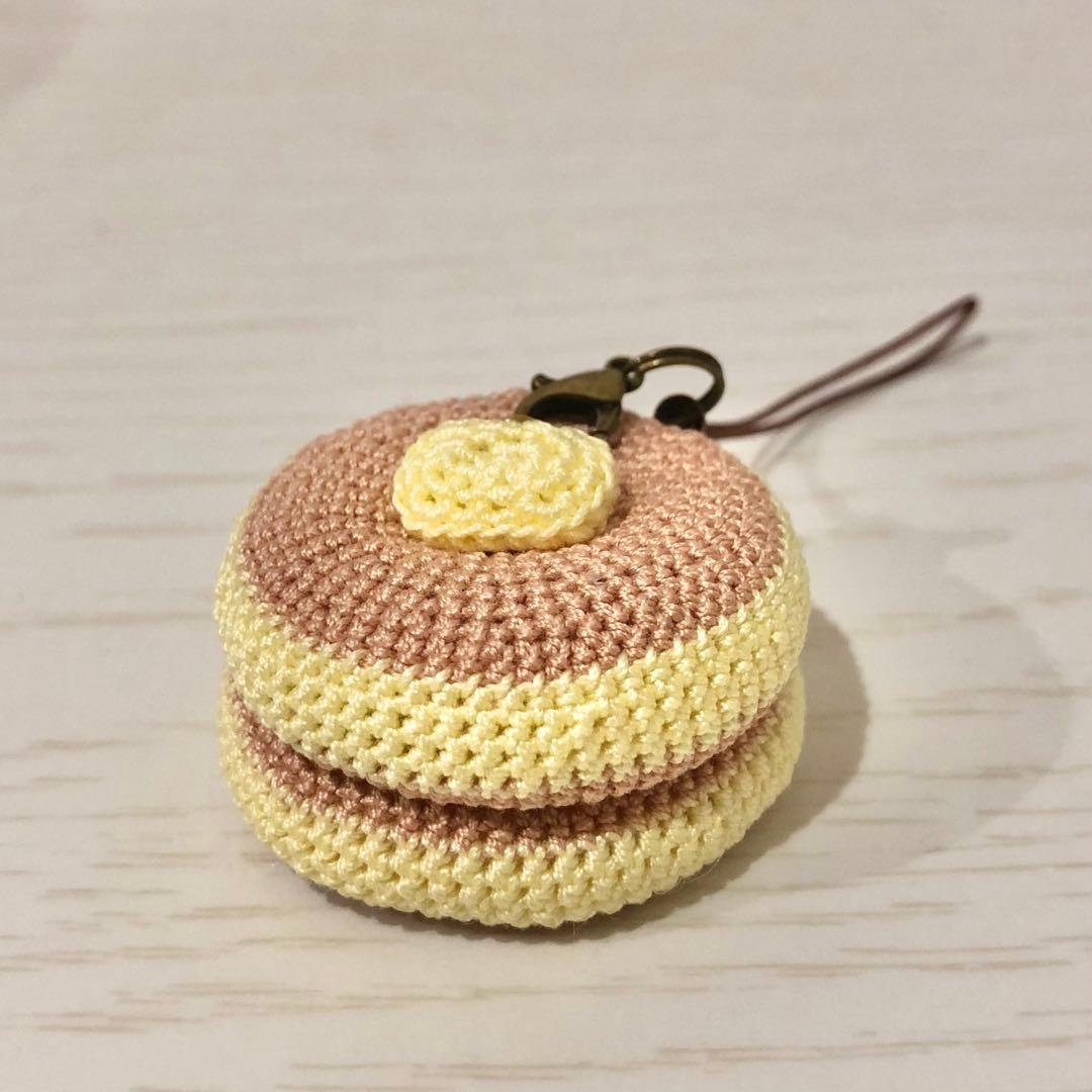 あみぐるみストロベリーパンケーキとホットケーキ