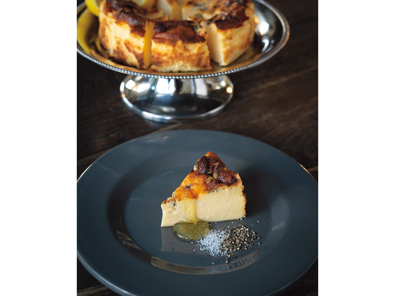 ゴルゴンゾーラのチーズケーキ