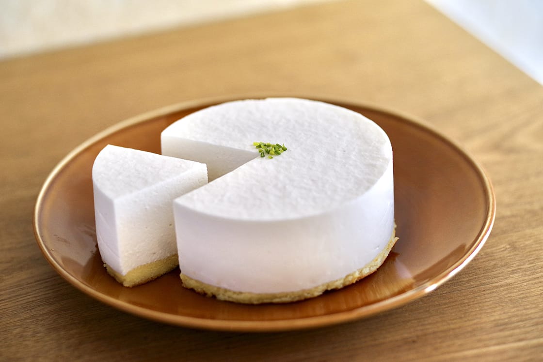 ナッツバターの酒粕チーズケーキ