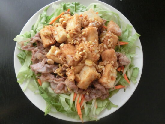 豚肉と厚揚げと白菜のうま煮