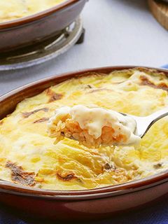 ケチャップライスのシーフードドリア