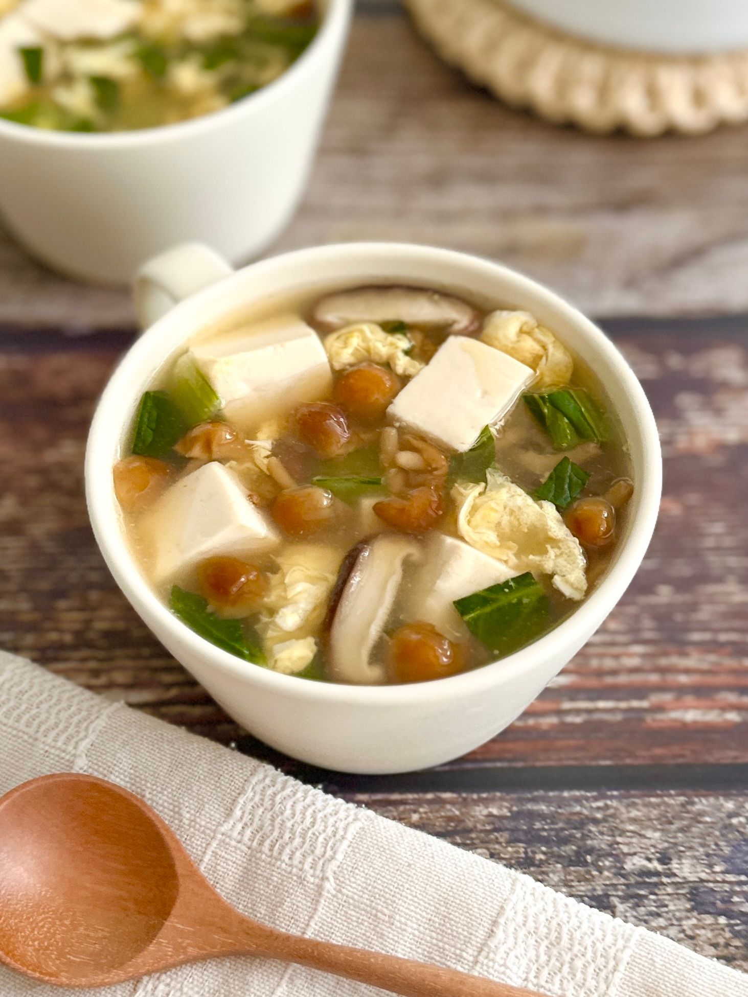 なめこと豆腐のスープのレシピ・作り方プロに教わるおいしいレシピ オレンジページ.net