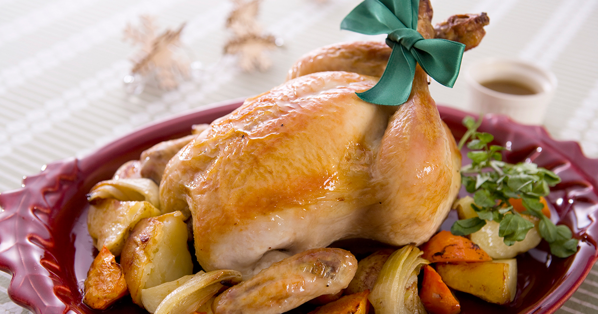 名古屋コーチンの丸鶏で作る本格的なローストチキンのレシピ特選男の料理