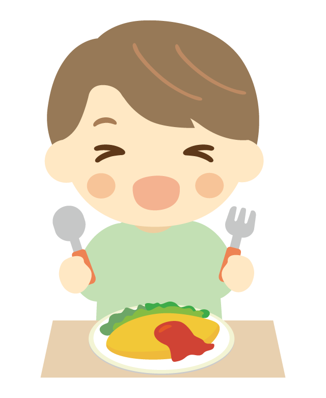 無料イラストケチャップがかかったオムライスパブリックドメインQ：著作権フリー画像素材集