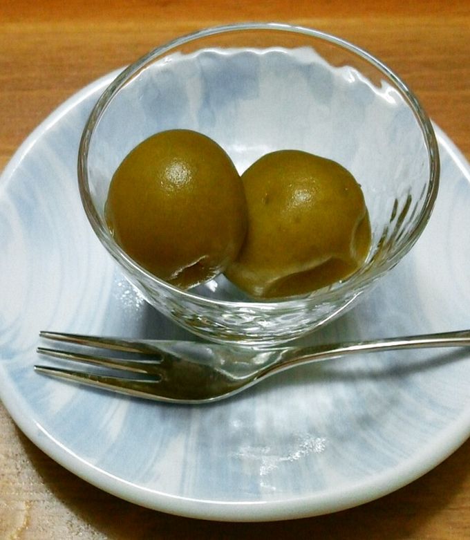 完熟梅の甘露煮いしばしまゆみ
