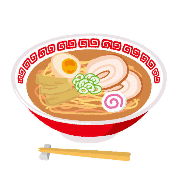 手描き食べ物イラスト 味噌ラーメンのイラストのイラスト素材70335562- PIXTA