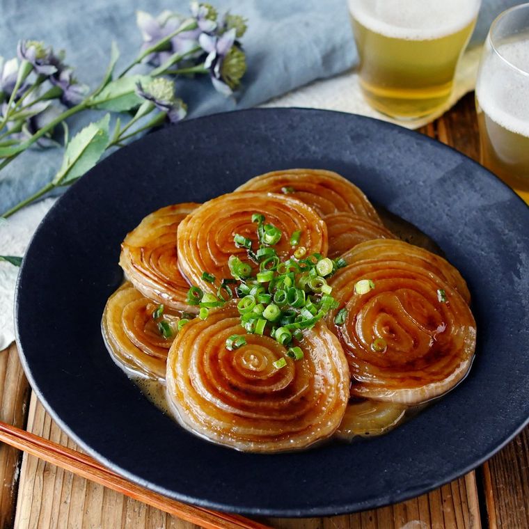 新玉ねぎのふわ玉スープ