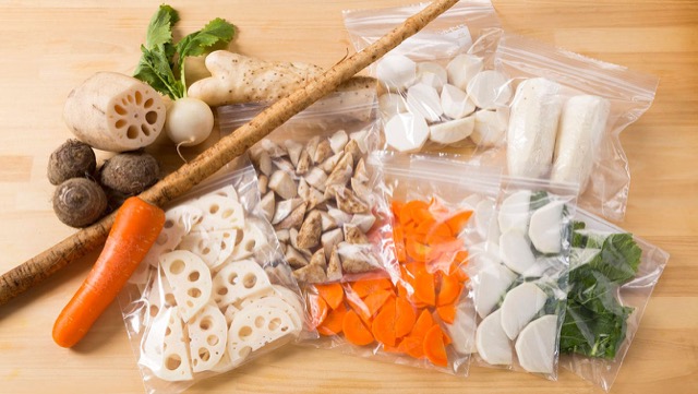 ダイコン・レンコン・ゴボウの冷凍保存方法 -- 長期間フレッシュ！下ごしらえで調理の時短もえんウチ