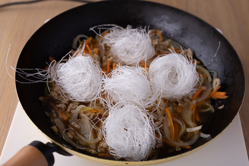 焼肉のタレで超簡単、本格チャプチェ♡