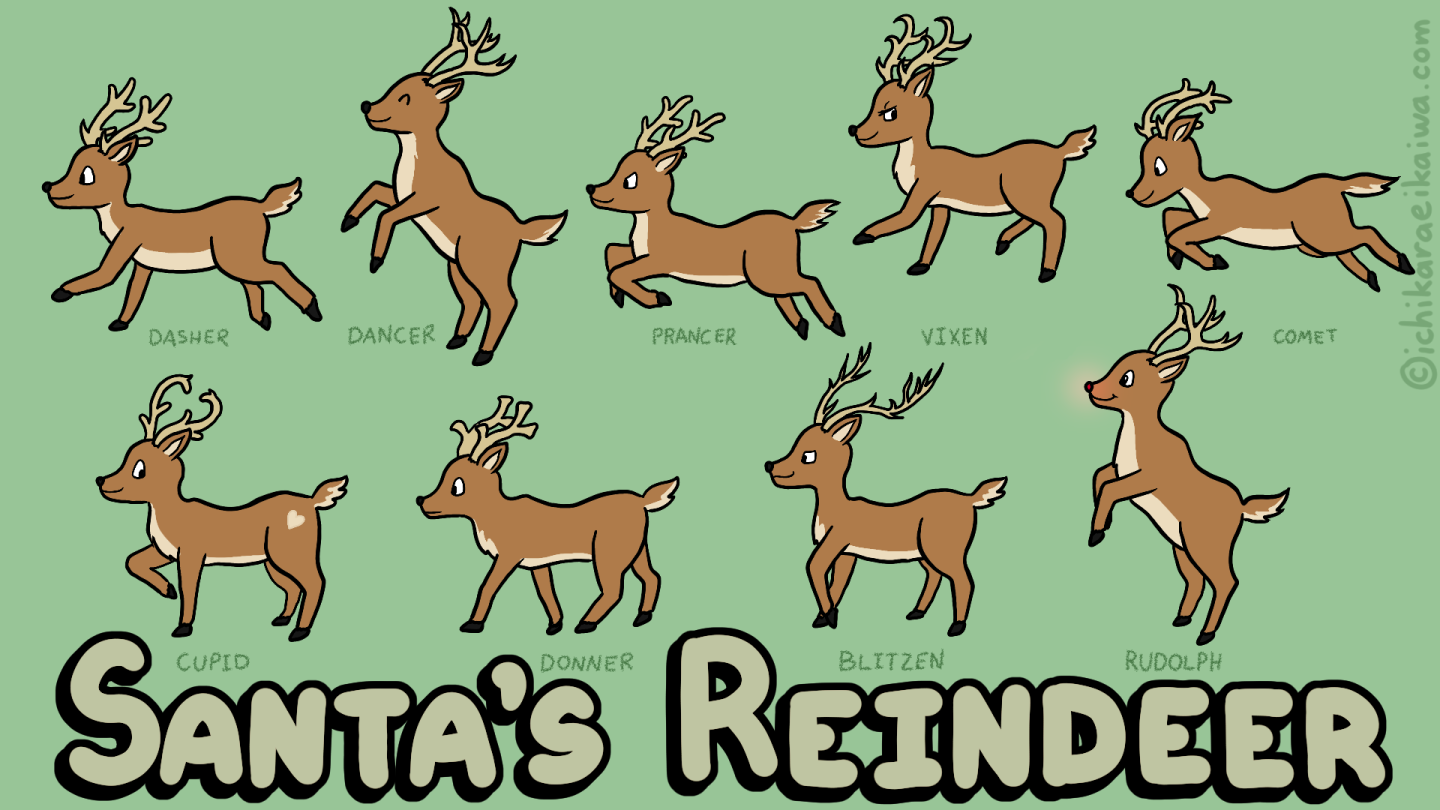 動画で学ぼう！人気の英語のうた 赤鼻のトナカイRoudolpf The Red-Nosed Reindeer Famous EnglishSongs for Kids