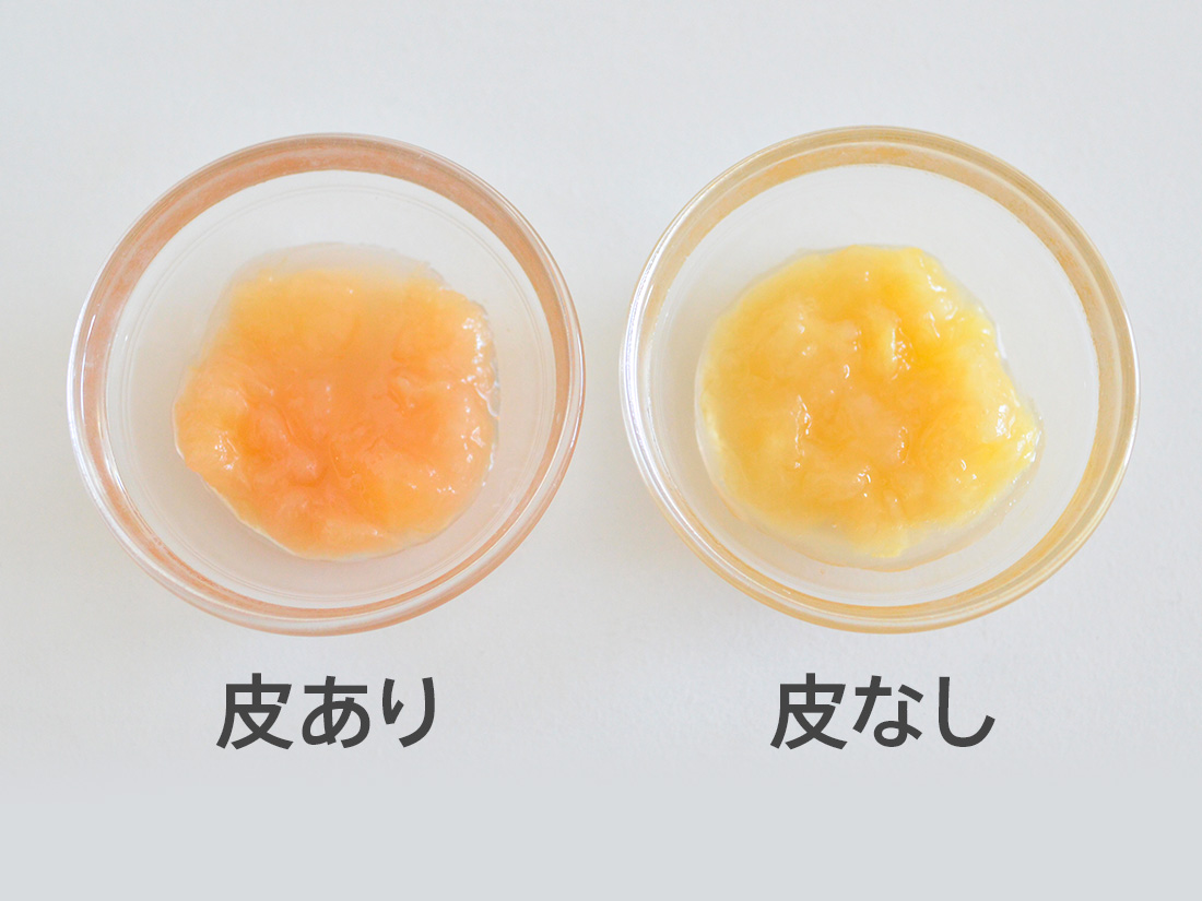 桃の冷凍保存～シャーベット、ジャム等に～