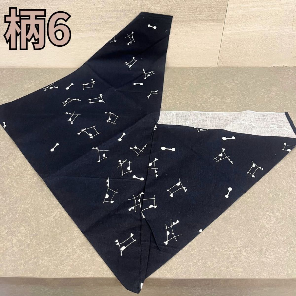 手ぬぐい2本で コロンとしたエコバッグ