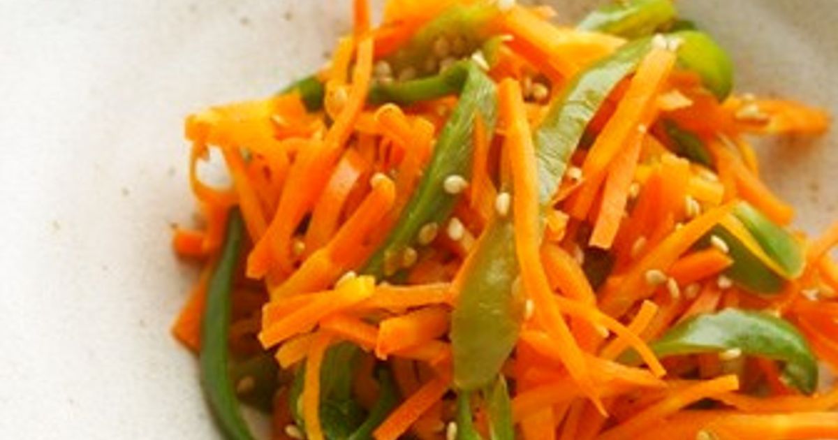 にんじんの塩昆布あえ