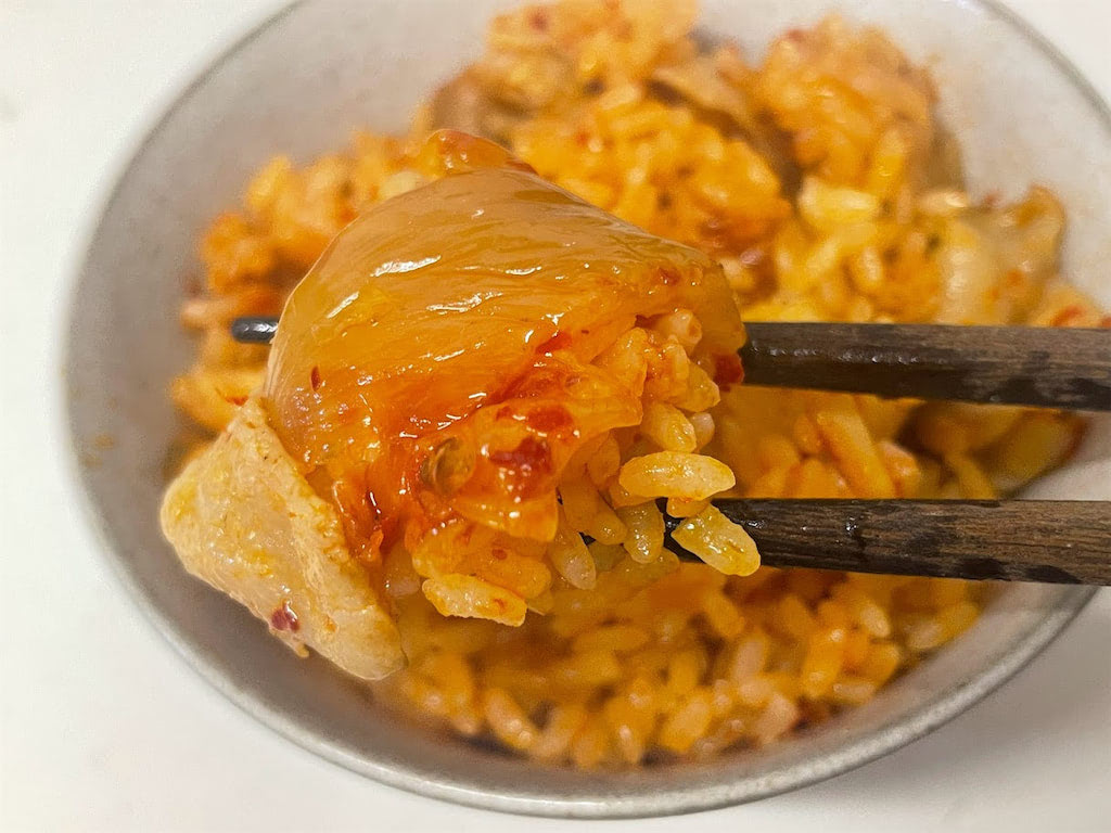コク旨豚キムチの炊き込みご飯レシピ