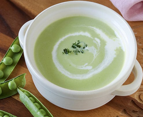 実えんどうの牛乳煮のレシピぱくぱく献立くん 料理レシピ