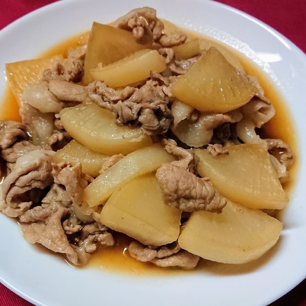 ごはんがすすむ♪ 豚こま大根のとろとろ煮