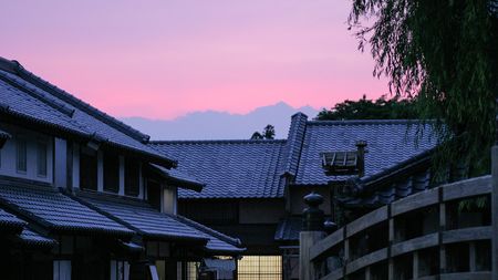 水彩画風加工 吉原 仲之町 - No: