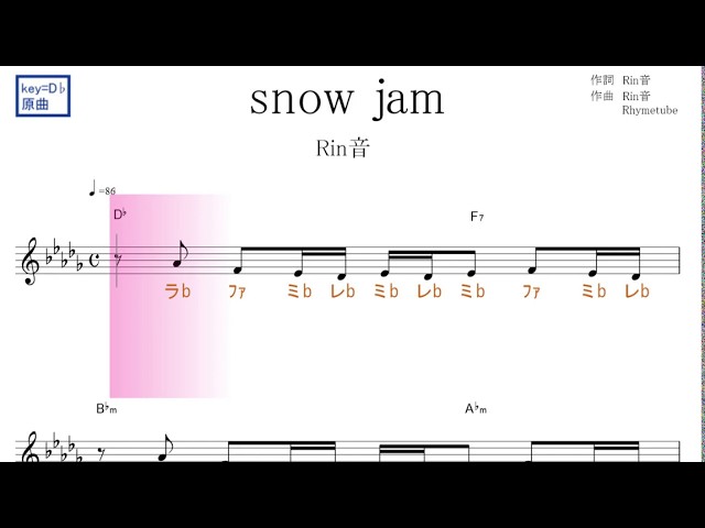 snow jam - Rin音