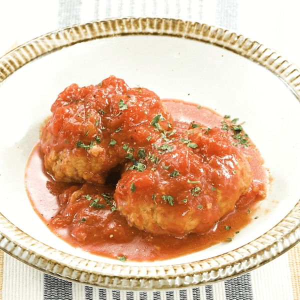トマト煮込みハンバーグ