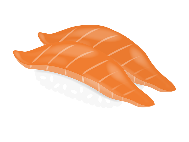 手描き水彩の盛り付けたサーモン刺身イラストのイラスト素材84900772- PIXTA