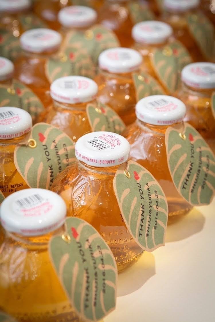 結婚式のプチギフトにぴったり コストコ マルティネリ アップルジュース 結婚式のプチギフト