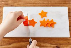 にんじんの飾り切り