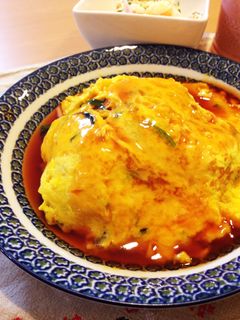 ☆レトロ☆昭和のケチャップ甘酢天津飯☆