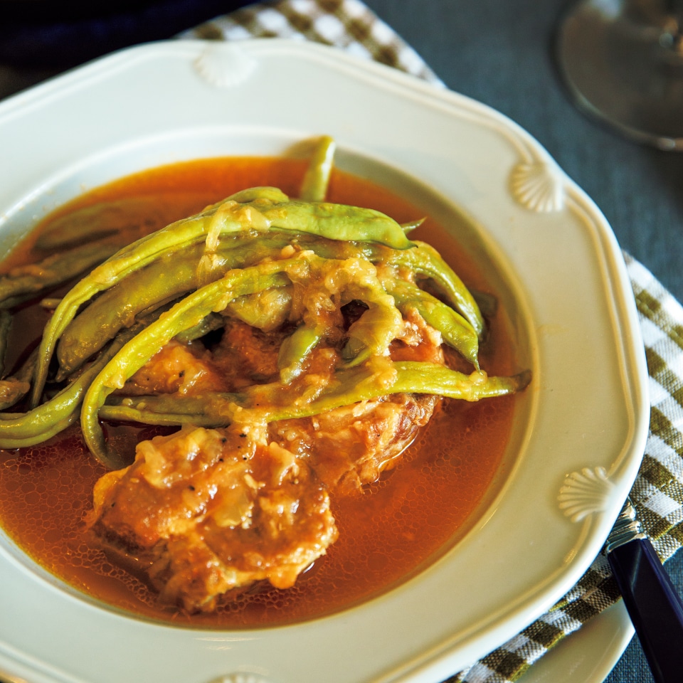 Coratella in Umido ローマ風 豚のもつ煮込みコラテッラ - Osteria Abebeeno