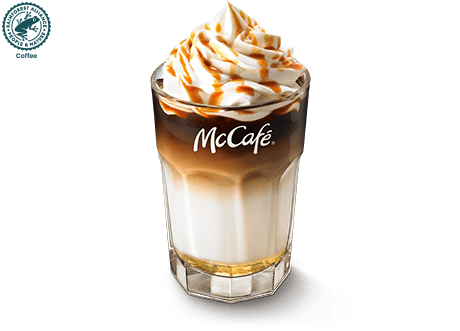 キャラメルポップコーンをまんまトッピング！マックカフェより『キャラメルポップコーンフラッペ』新発売☆ 詳細記事SGS109