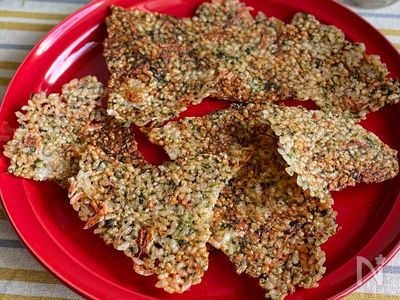 余ったご飯で簡単！えびせんべいの作り方