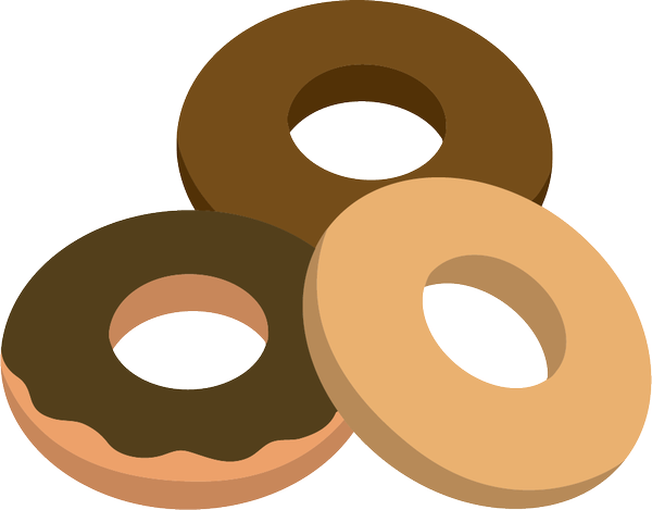 ドーナツの背景 スイーツ・お菓子の手描き水彩イラスト素材のイラスト素材FYI08247390ストックフォトの QleanMarket キュリンマーケット