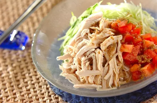 バンバンジー 具麺使用