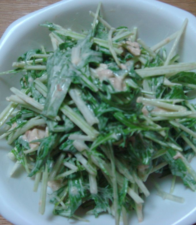 オクラの梅マヨ和え