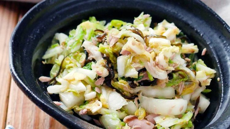 白菜のツナマヨサラダ