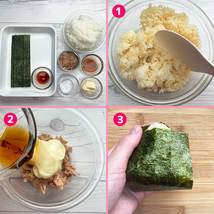 燻製マヨで!ツナマヨおにぎり