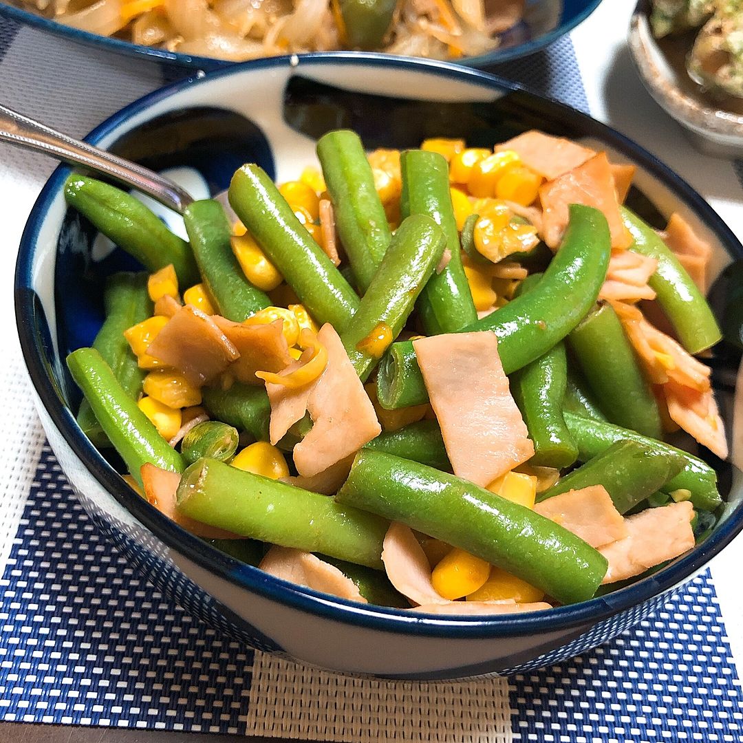 レンジOK 1食20円 中華風いんげん胡麻和えの作り方 - 50kgダイエットした港区芝浦IT社長ブログ