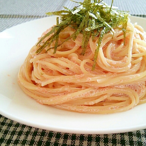 和風みそクリームワンパンパスタ♪おみそならハナマルキ