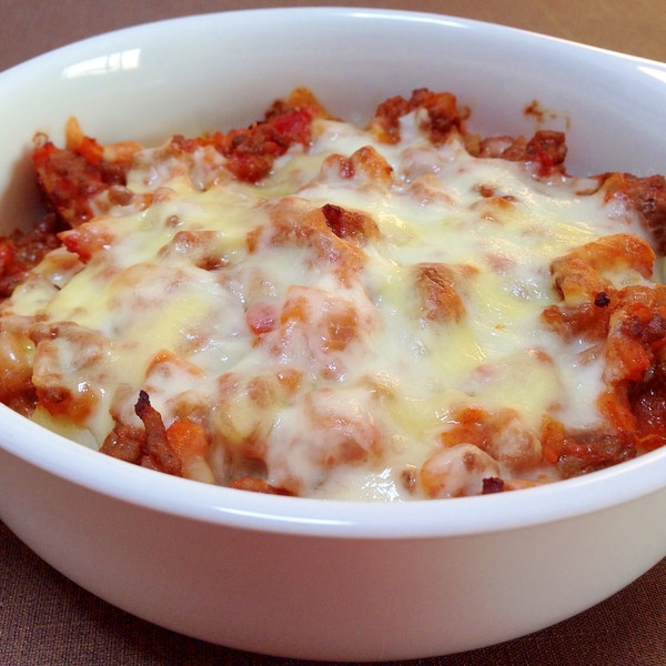 罪悪感ゼロ！絶品「ミートソースグラタン」とは