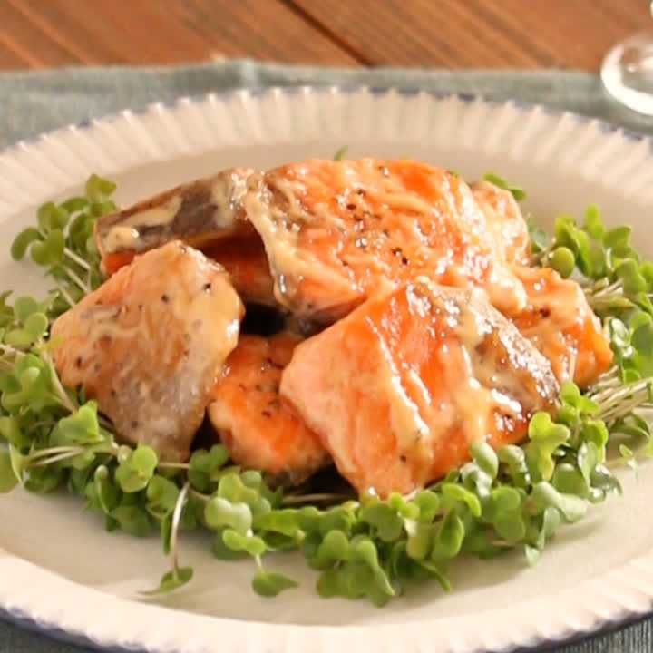 ふっくら♡鮭の塩焼き