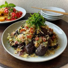 なす肉詰めフライ業務用食材の仕入れなら八面六臂