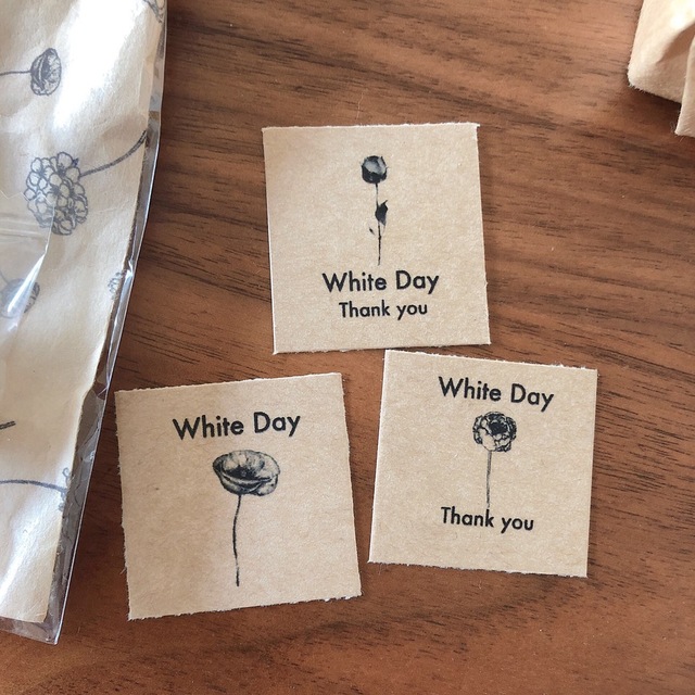 AmazonＣｒｅｖｅ Ｃｅｌｌ ホワイトデー whiteday ギフトシール ギフトステッカー ラッピングラベル 光沢 防水 業務用長方形型 3.5×2㎝ ブルー&パステルグリーン 100枚セットギフトシール文房具・オフィス用品