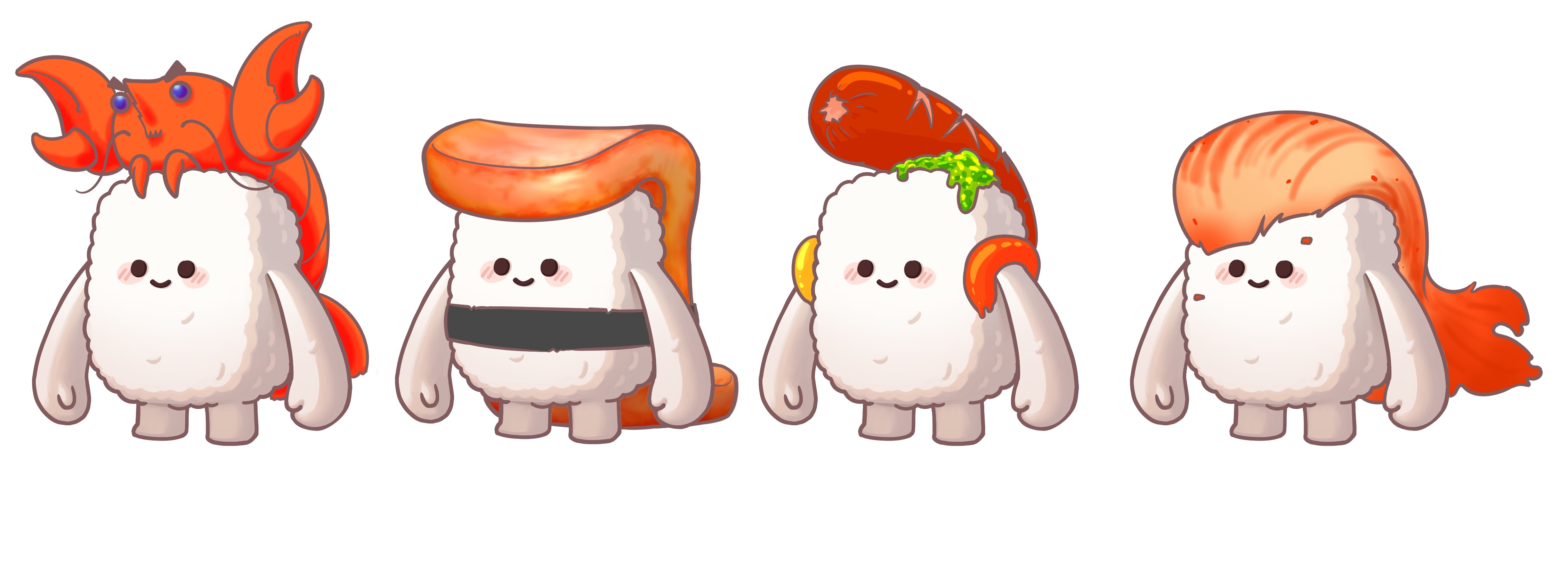 カワイイ風のすし。笑顔でかわいい日本のお寿司。ベクターイラスト。カートーンスタイル。寿司店のロゴ。面白い寿司キャラクター。」のベクター画像素材 ロイヤリティフリー2209044529Shutterstock