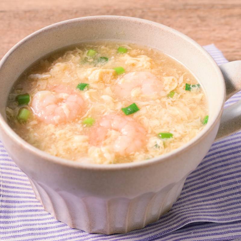えび玉スープ中華風 - レシピナビ