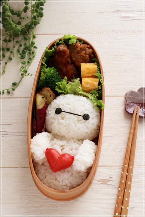 初心者におすすめ！簡単ディズニー ベイマックスのキャラ弁当3選cozre コズレ 子育てマガジン