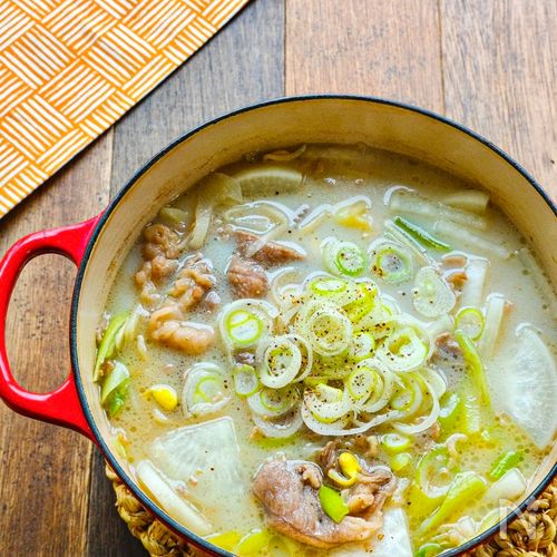 焼肉屋のあのスープが余りにも好きなのでいつでも10分で飲めるようにレシピ化しました 焼肉屋さんのコムタンスープ