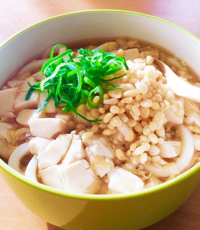 簡単!ボリューム満点!麻婆豆腐うどん