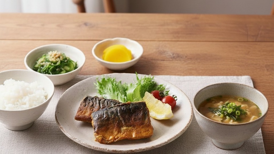 塩サバをオシャレにアレンジ♪カフェ風プレートランチ