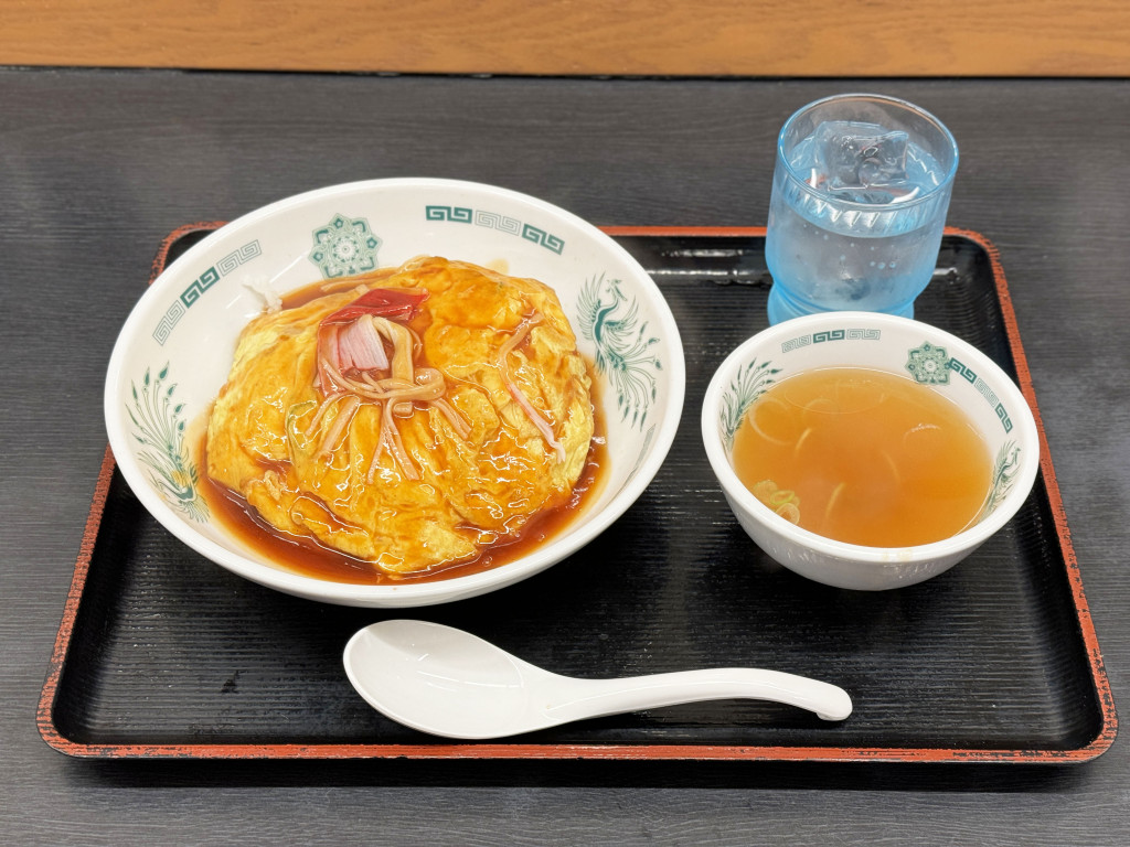 みんな大好きケチャップ甘酢あんの天津飯