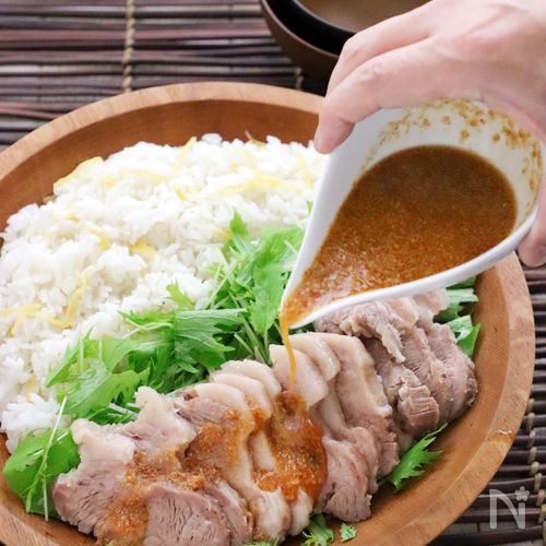 豚こま肉の炊き込みご飯わくわくレシピ植物のチカラ 日清オイリオ