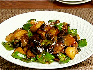 豚なすピーマンのみそだれ炒め